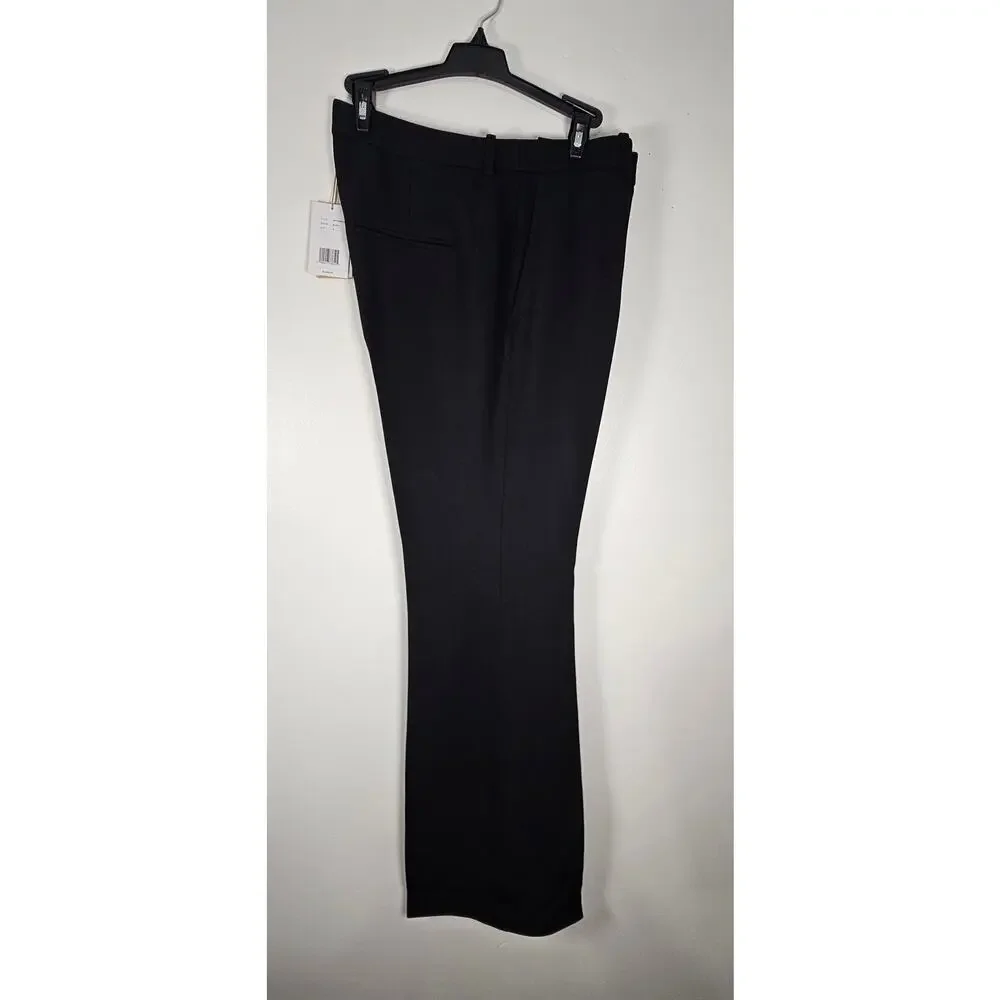 Michael Kors‎ Haylee Double Crepe Sablé Flared Women Trousers  Size 12